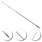 Splicable Adjustable Closet Pole Clothes Hanging Rod Telescoping Clothesline
