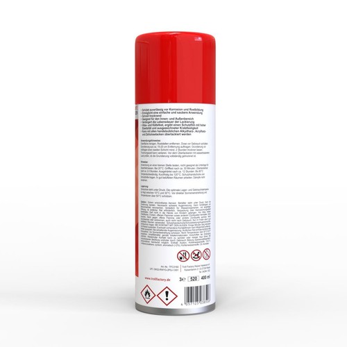 TFC Rostschutz Grundierung Spray rotbraun - Menge: 6 x 400 ml - Bild 3 von 9