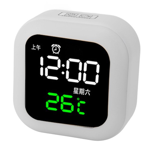 Digital Wake Up Alarm Clock Big LED Display 3 Level Sound Stepless Dimming - Picture 11 of 12