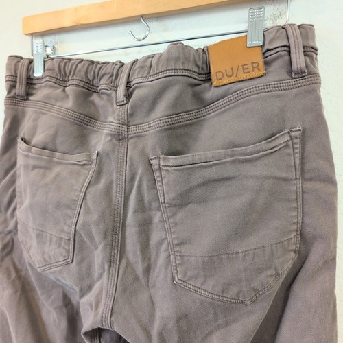 DU/ER Men's Nature2X N2X Slim Fit Jogger Pants 34x29 Brown Performance Apparel - Picture 8 of 9