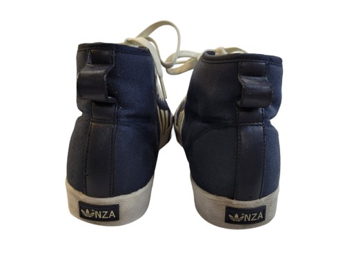 Adidas Originales NZA Shell Hombres Talla 11 Zapatos Tenis Azul 581934 Alto Top - Imagen 3 de 8