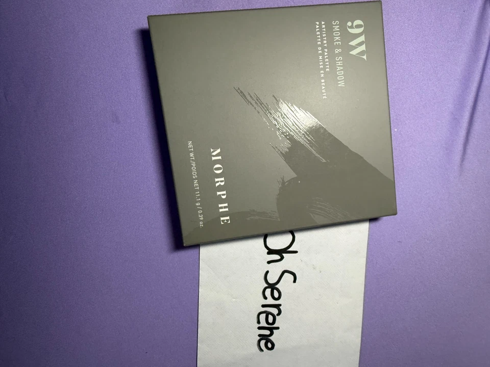 Morphe 9W Matte Essentials Artistry Palette Smoke & Shadow Eyeshadow Shimmer NIB - Image 2 of 3