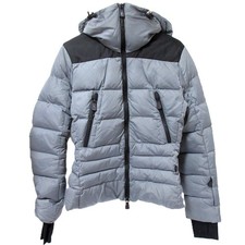 MONCLER GRENOBLE ANDOLLA nylon down jacket size 0 grey black Women USED