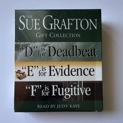 The Sue Grafton Gift Collection D E F Audiobook 9 CD Set NEW Sealed Judy Kaye - Image 1 of 4