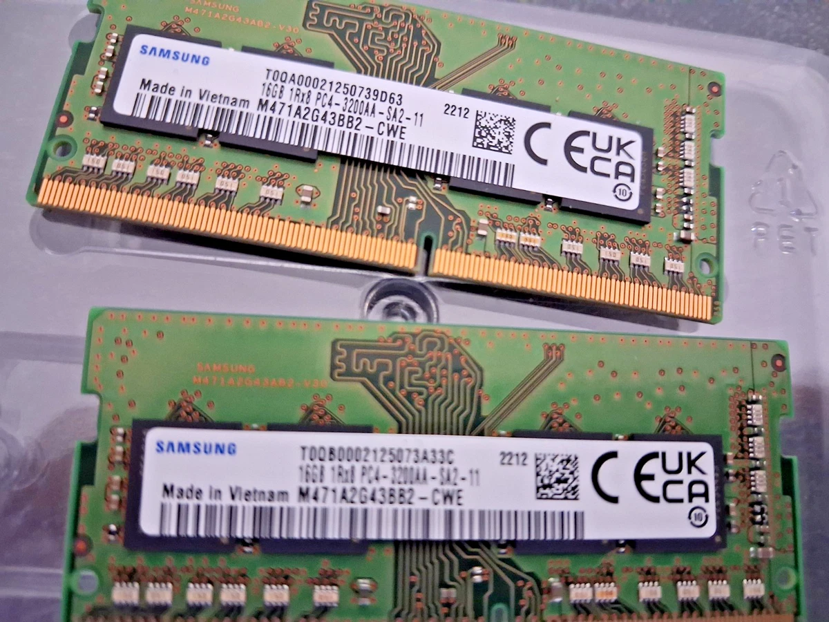 Samsung DDR4 SDRAM 32 GB Total Capacity Memory (RAM) for sale - eBay