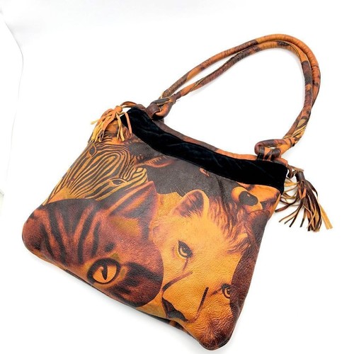 FENDI handbag tote shearling animal pattern #PC921Y - Picture 3 of 12