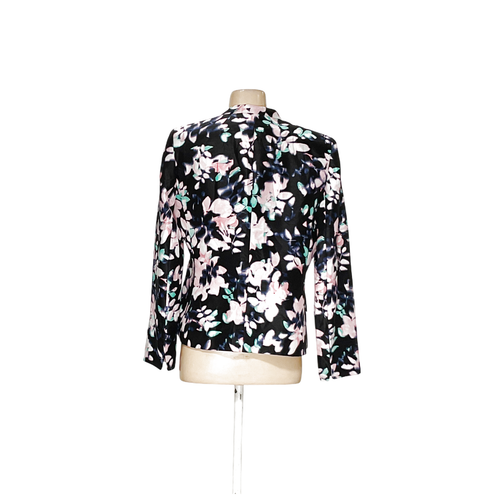 Kasper Floral Blazer, Blue, Size 8 - Picture 2 of 4