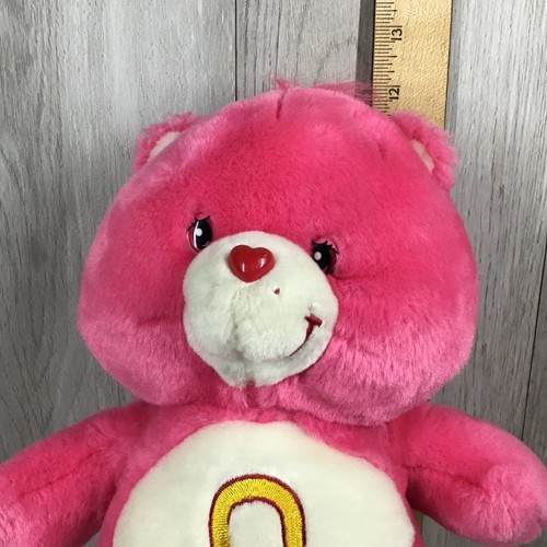 Vintage Care Bears 12” Talking Secret Bear 2004 Plush Pink Heart Lock Works! - Picture 2 of 9