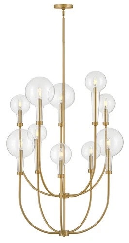 Hinkley Lighting 30527 Alchemy 30"W 10 Light Chandelier - Black - Picture 5 of 9