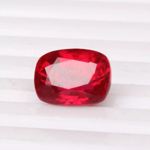 Blood Red Ruby 6.70 Ct. Cushion Cut Mozambique Precious 100% RARE Loose Gemstone - Picture 2 of 6