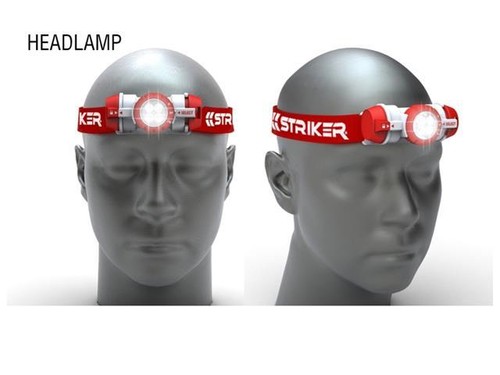 Striker cuatro en uno cápsula linterna antorcha manos libres luz de tarea camping hágalo usted mismo - Imagen 6 de 6