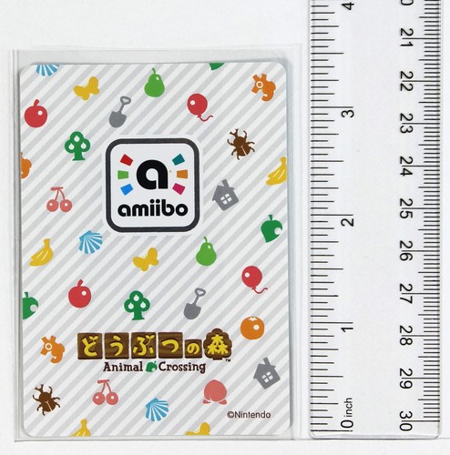 Animal Crossing Amiibo Holo Card Japan No.001 SP Isabelle Shizue Dog - Picture 4 of 4