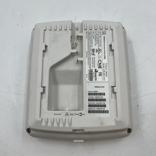 HP E-MSM430 Dual Band 2.4GHz & 5GHz PoE Wireless Access Point J9650A MRLBB-1001 - Picture 2 of 5