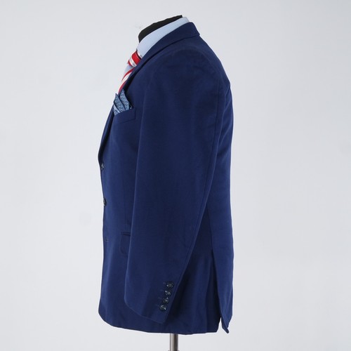 Mens Lambswool Blazer 42S UK Size NOGARET PARIS Blue Cashmere Sport Coat Jacket - Picture 5 of 15