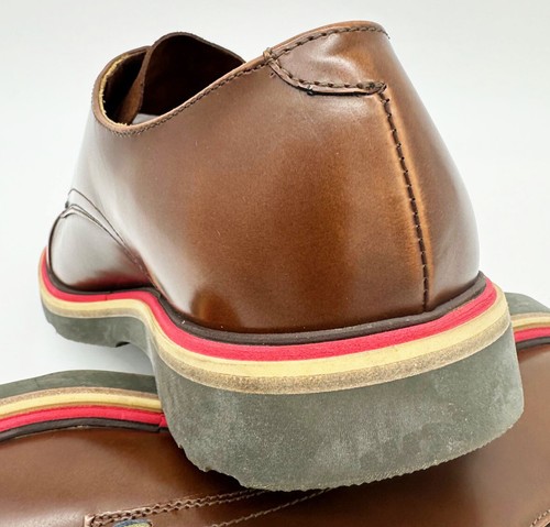 ZAPATOS PAUL SMITH CUERO REAL FORMALES MARRÓN QUEMADO NUEVOS TALLA: UK8 EU42 US9 - Imagen 15 de 16