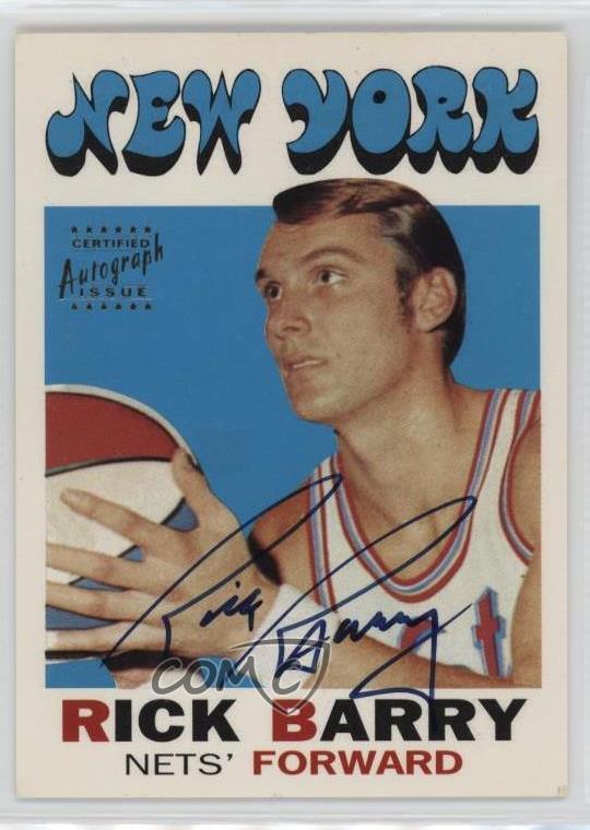 1996 Topps Stars Reprints Auto Rick Barry #5 Auto HOF