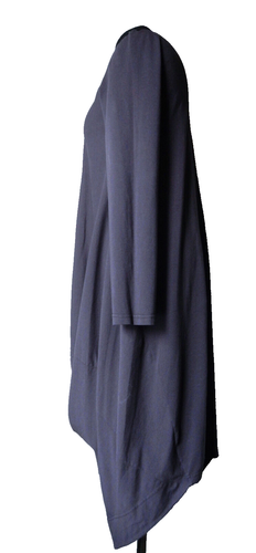MAMA B Loose Fitting  Purple draped  Maxi Dress  Size M - Picture 3 of 6