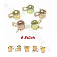Benzin Schlauch Schellen Set Ø 6Mm Z.B. China Roller Scooter Moped Buggy Atv GY6
