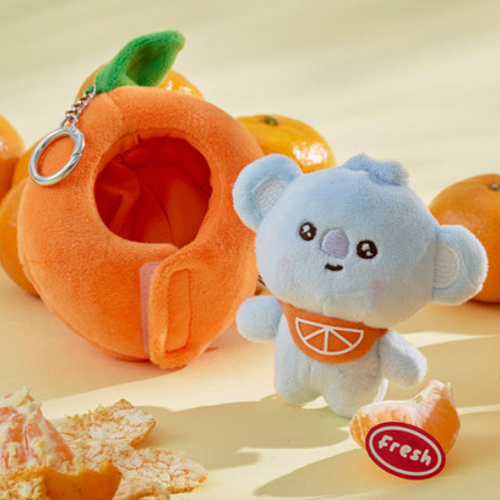 Llavero Muñeca Bebé Personaje BT21 Naranja Fiesta ver. Oficial K-POP Auténtico MD - Imagen 16 de 42