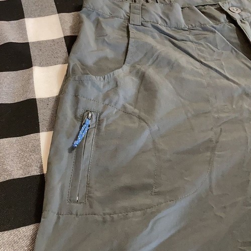 * WHITE SIERRA POINT CONVERTIBLE SHORTS PANTS TEFLON WATER REPEL UPF 30 Zip Off - Picture 5 of 15
