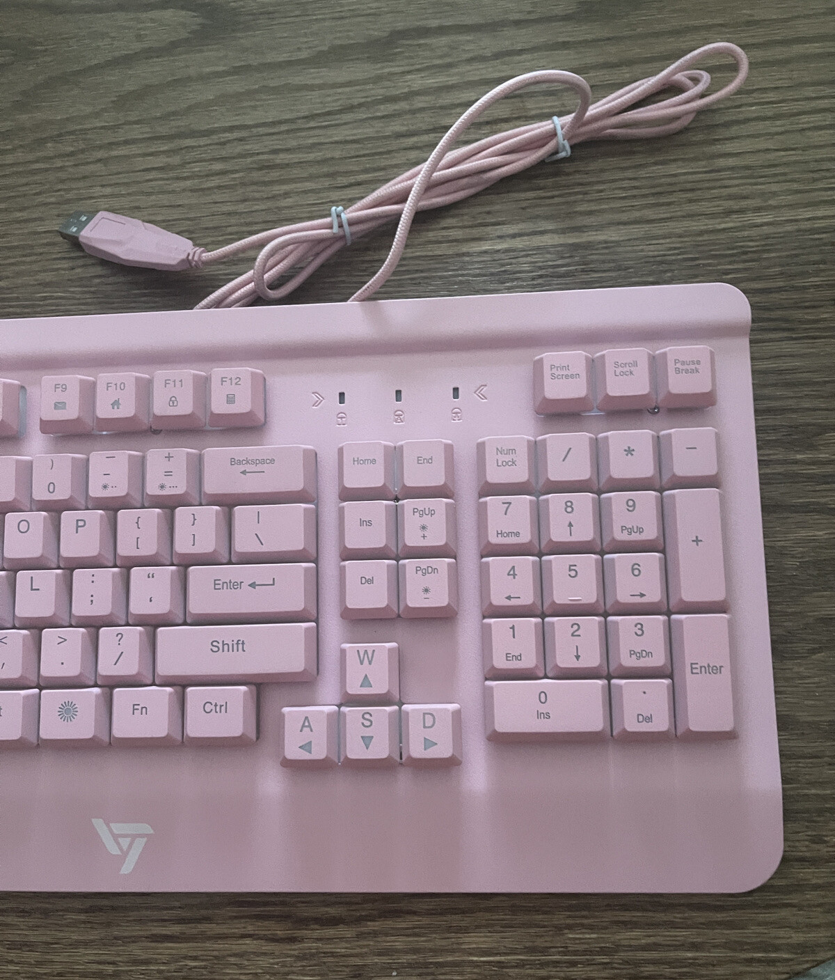 Gaming Keyboard Wired PINK