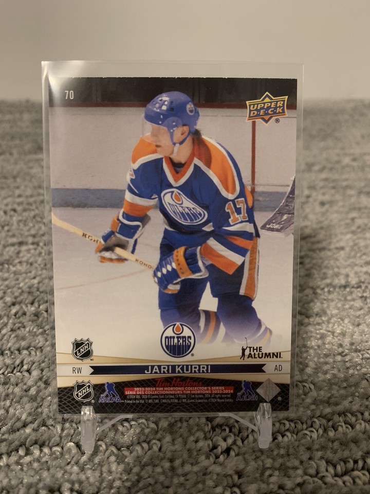 Wayne Gretzky / Jari Kurri Base Card Tim Hortons Greatest Duos Hockey