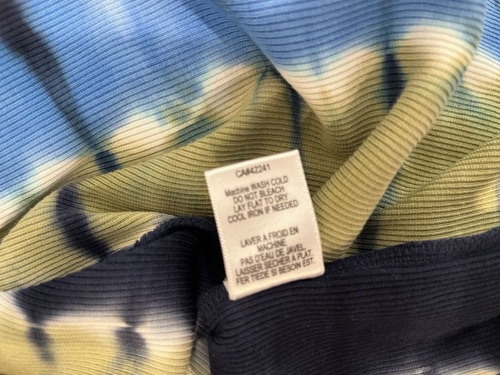 Young Fabulous Broke YFB womens Long Midi Tank Dress size XS Skyline Tie Dye - Picture 10 of 10