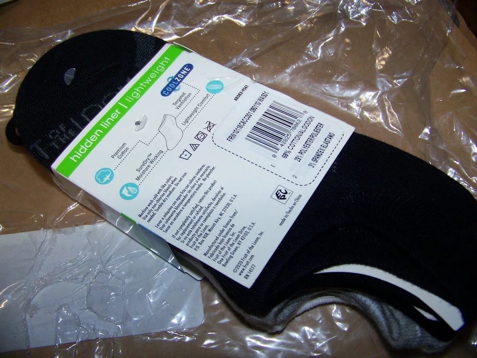 12 pair Women's Fruit of the Loom Cool Zone Socks  no show Sz 4-10 lightweight - Image 3 of 4