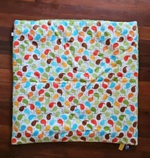 Samiboo Green Minky BABY Play Mat Double-sided Bird Pattern Square Floor Tummy