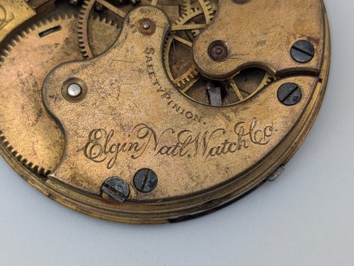 Antique ELGIN 6342959 Grade 118 Model 2 6s 11 Jewels Pocket Watch Movement PARTS - Picture 7 of 17