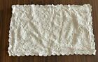 Linen Source King Pillow Sham White Matelasse Excellent 22x36” Cottage Core