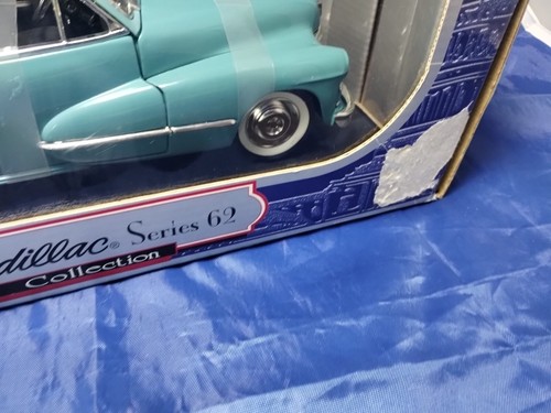 Anson 1947 Cadillac Series 62 Convertible 1:18 Scale Diecast Car Wow Color!! - Picture 9 of 13