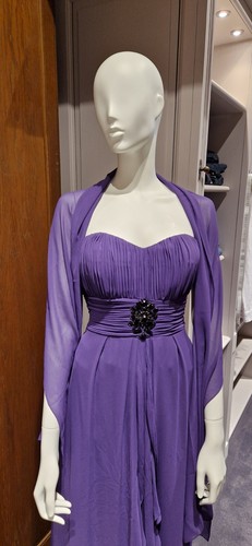 Abendkleid, Brautjungfernkleid, Langes Kleid, Festlich, Gr.38, Inkl Schal - Bild 2 von 7
