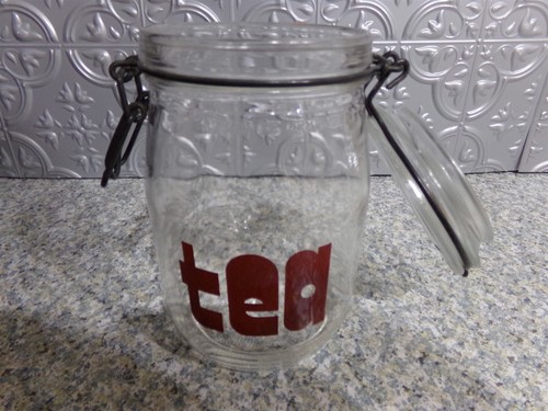 Vintage Triomphe France Tea Canister French Mid Century Kitsch - Picture 5 of 5
