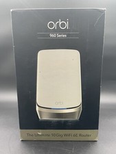 Netgear Orbi RBRE960 AXE11000 Router Quad-Band WiFi 6E Network 2.5G/1G Internet