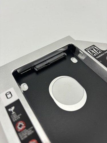 2.5" 12.7mm 2nd SATA HDD SSD Hard Drive Bay Caddy for Laptop HP DELL with LED - Picture 9 of 9
