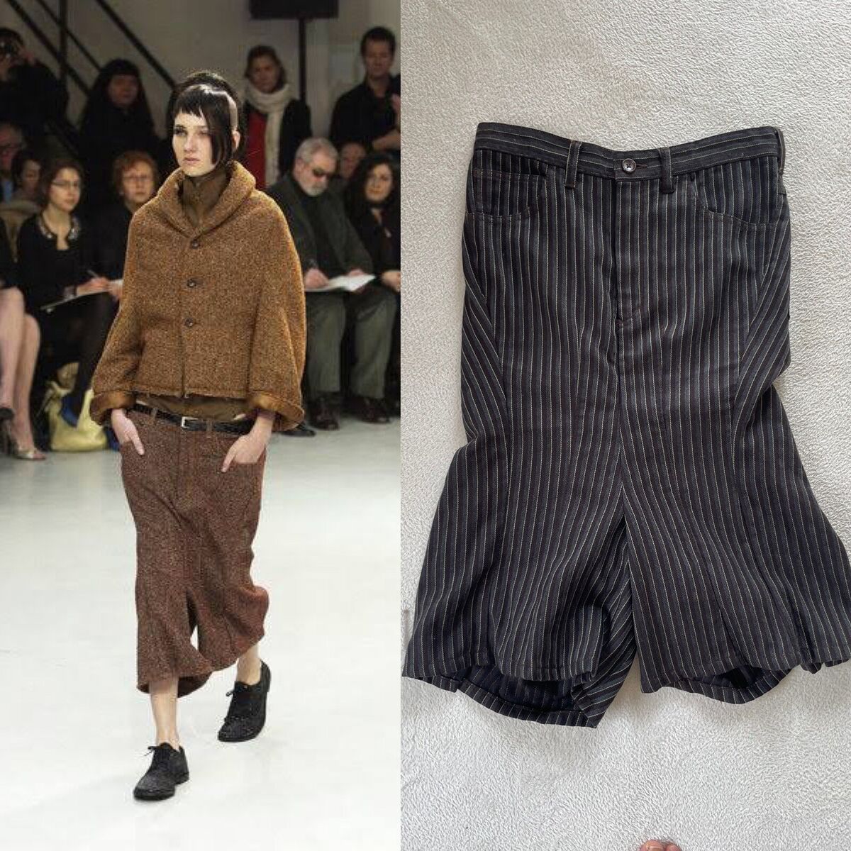 Junya Watanabe Comme des Garcons Hip hung Striped Pants Junya Watanabe Comme des Garcons Hip hung Striped Pants