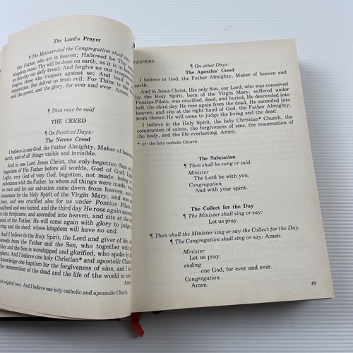 Lutheran Hymnal Large Print Edition Christianity Religious 1979 Hardcover Book - Picture 7 of 8