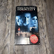 Identity VHS VCR Video Tape Movie John Cusack, Ray Liotta Horror