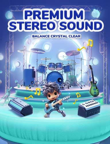  Kinder Kopfhörer - 85dB Lautstärke, Faltbar, 3.5mm Klinke, für Schule & Reisen - Bild 3 von 12