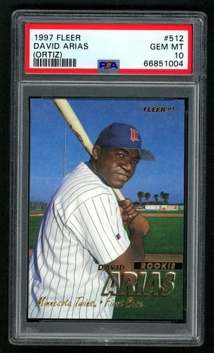 1997 Fleer David Ortiz RC #512 PSA 10 GEM MINT 💎