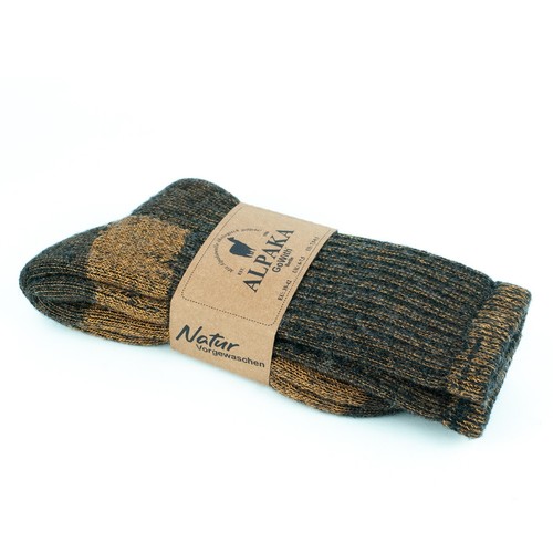 Calcetines de lana de alpaca para hombre mujer acolchados térmicos senderismo calcetines acogedores de Navidad - Imagen 25 de 64
