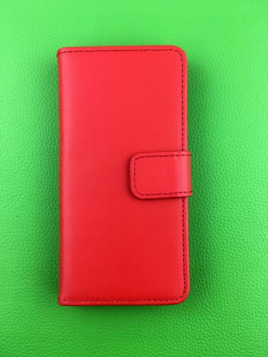 Red REAL LEATHER WALLET STAND CASE FOR APPLE IPHONE SE/XR/11/12/13/14/15/16e/17 - Picture 6 of 11