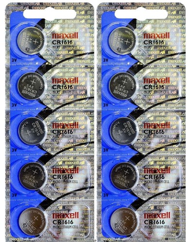 CR 1616 MAXELL LITHIUM BATTERIES (2 piece) 3V watch New Authorized Seller - Picture 4 of 4