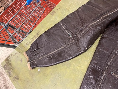 Vintage Original WWII US Army Airforce Type A-5 Sheepskin Flight Trousers 42S - Picture 9 of 17