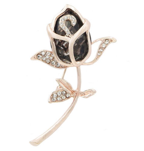  Mode Brosche Strass Kristall Diamant Hochzeit Pinsel Pin mit Geschenktüte UK - Bild 37 von 53