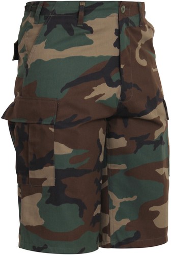 Rothco Extra Long Cargo BDU Shorts Tactical Work Uniform Fatigues Below Knee - Picture 35 of 38