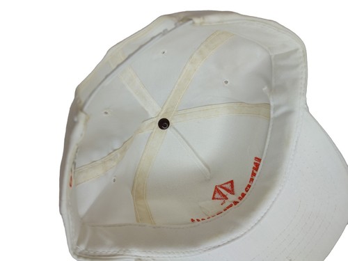 White with Orange International Logo Roped Snapback Hat Cap YA Headwear II - Picture 22 of 22