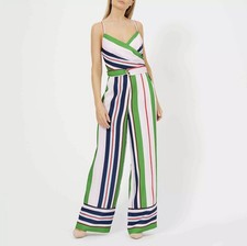 ted baker striped jumpsuit