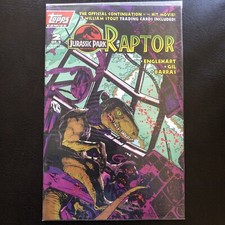 1993 Topps Jurassic Park Raptor #2 SEALED With Cards
